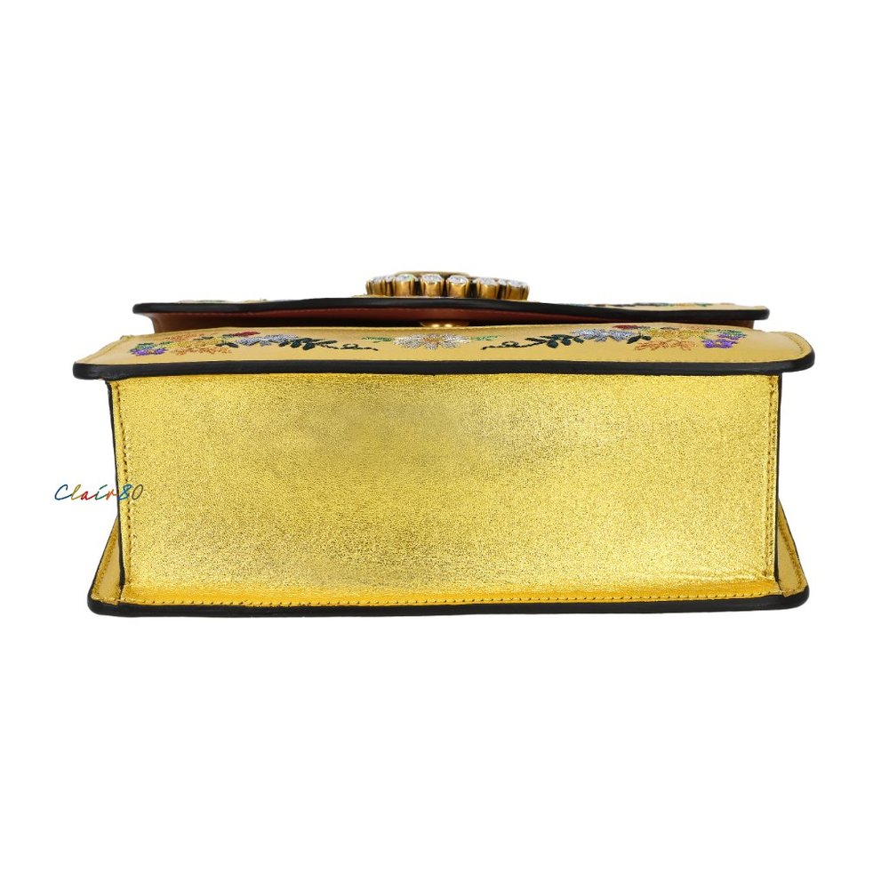 Gucci GG Marmont Crystal Embroidered Leather - Picture 4 of 9